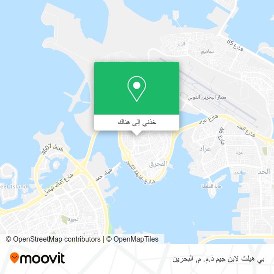 خريطة بي هيلث لاين جيم ذ.م. م