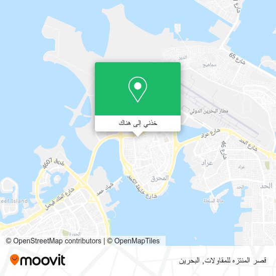 خريطة قصر المنتزه للمقاولات