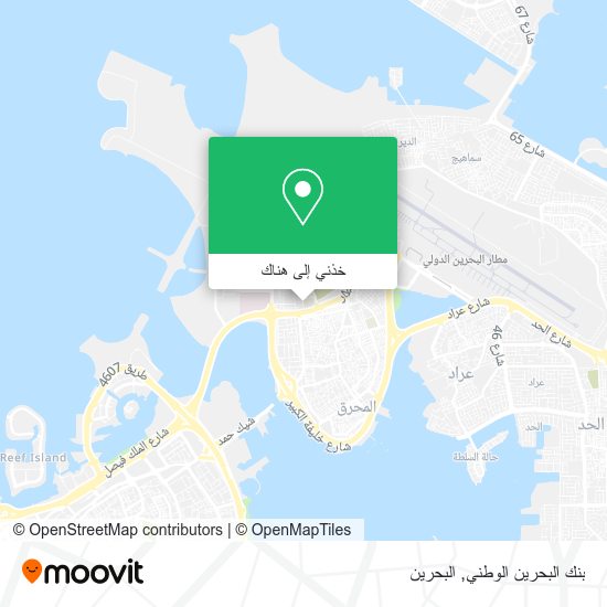 خريطة بنك البحرين الوطني