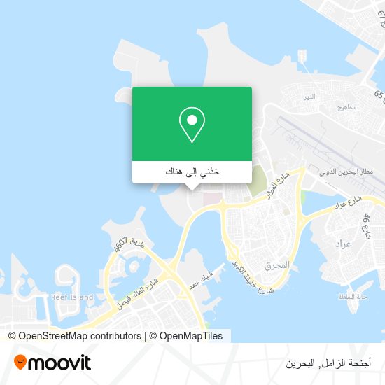 خريطة أجنحة الزامل