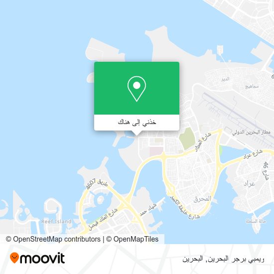 خريطة ويمبي برجر البحرين