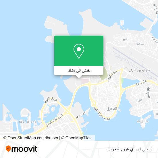 خريطة آر سي إس آي هور