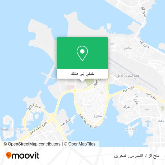 خريطة ملح الزاد اكسبرس