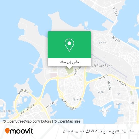 خريطة مقابر بيت الشيخ صالح وبيت الخليل الحسن