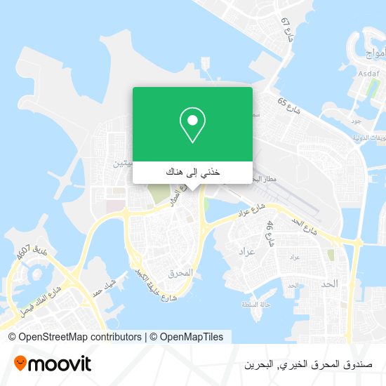 خريطة صندوق المحرق الخيري