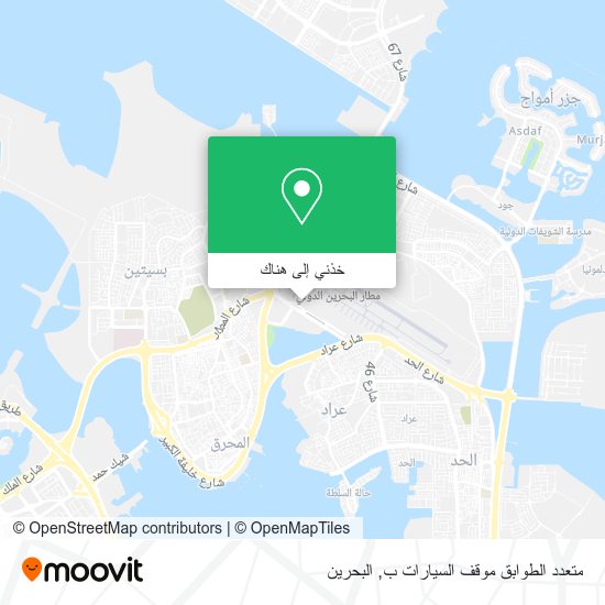 خريطة متعدد الطوابق موقف السيارات ب