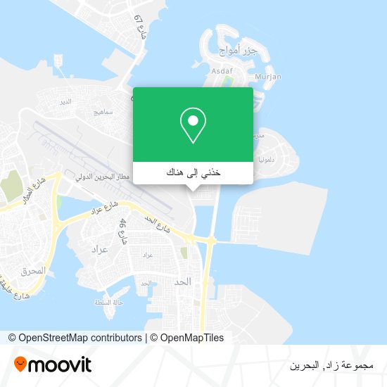 خريطة مجموعة زاد