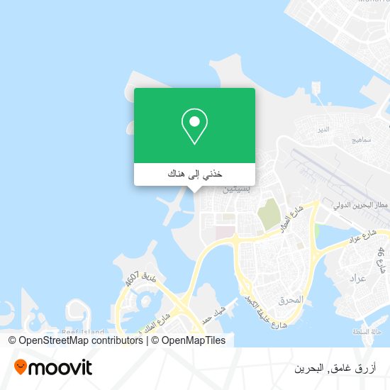 خريطة أزرق غامق