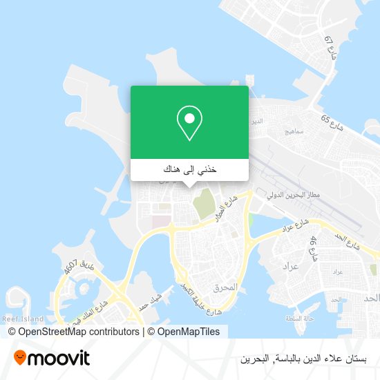 خريطة بستان علاء الدين بالباسة
