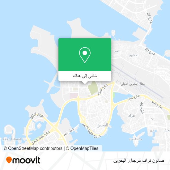خريطة صالون نواف للرجال