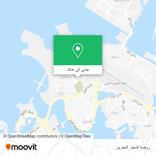 خريطة روضة المجد