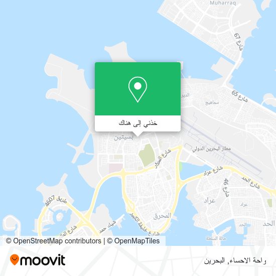 خريطة واحة الاحساء