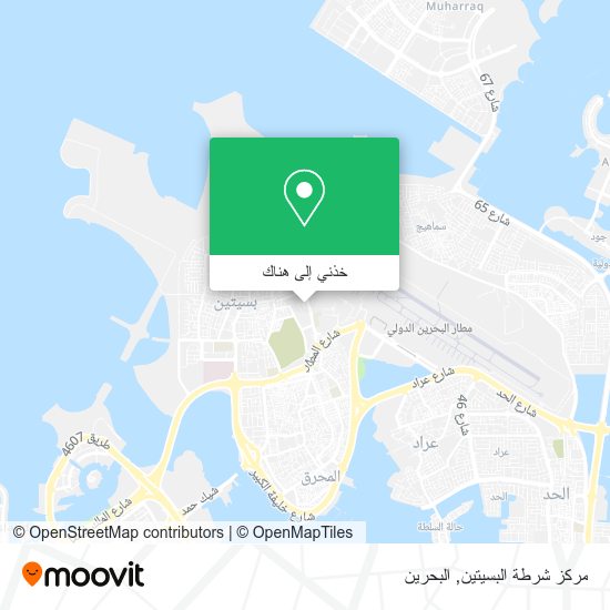 خريطة مركز شرطة البسيتين
