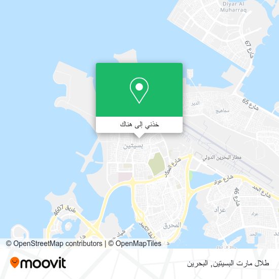 خريطة طلال مارت البسيتين