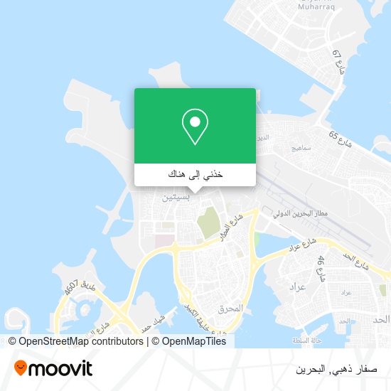 خريطة صفار ذهبي