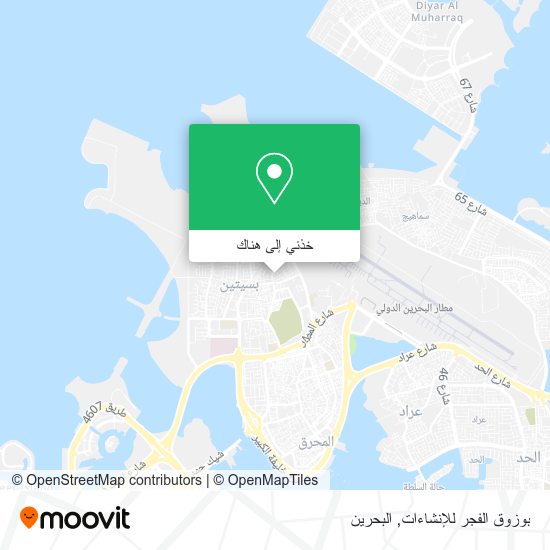 خريطة بوزوق الفجر للإنشاءات