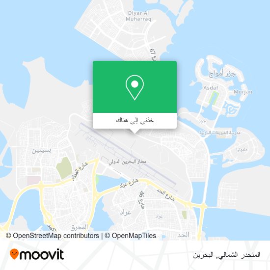 خريطة المنحدر الشمالي