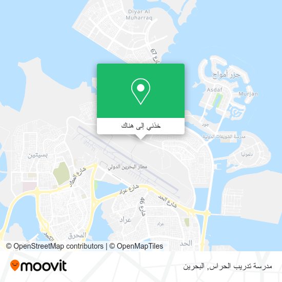 خريطة مدرسة تدريب الحراس