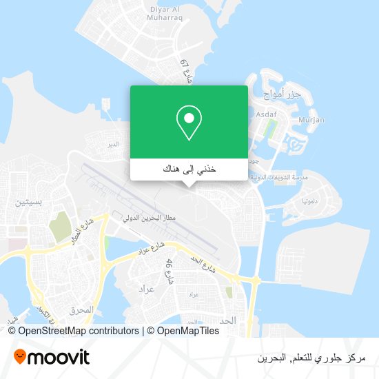 خريطة مركز جلوري للتعلم