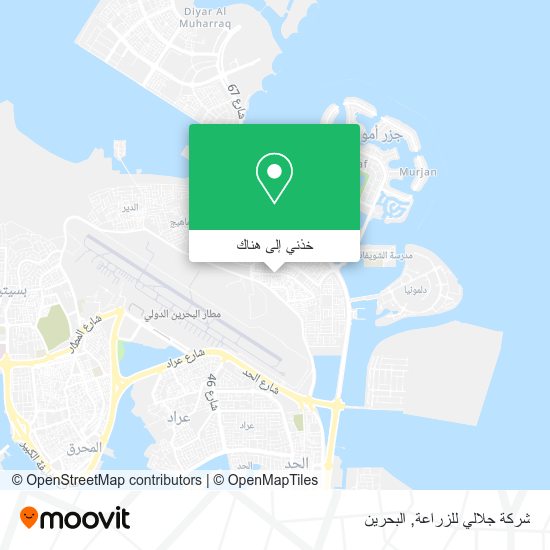 خريطة شركة جلالي للزراعة