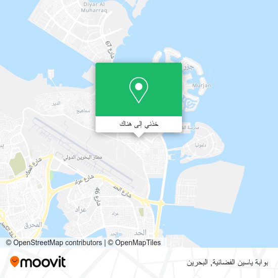 خريطة بوابة ياسين الفضائية