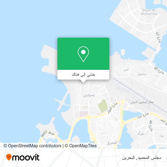 خريطة مجلس المحميد