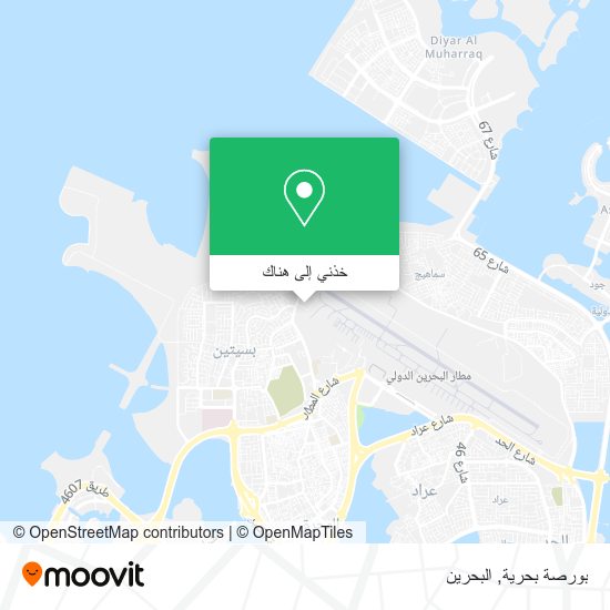 خريطة بورصة بحرية