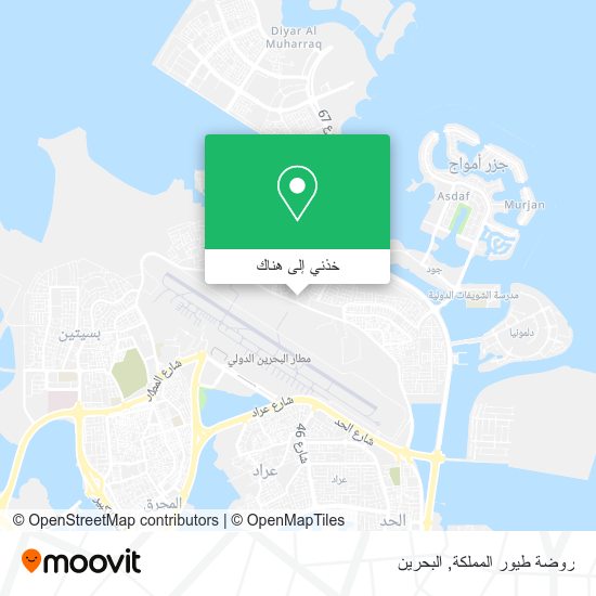 خريطة روضة طيور المملكة