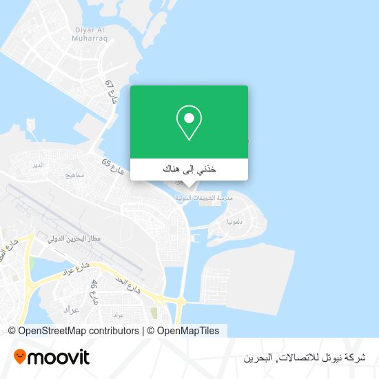 خريطة شركة نيوتل للاتصالات