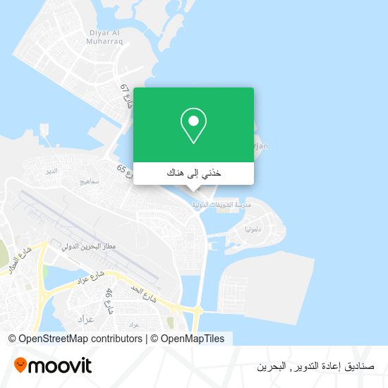 خريطة صناديق إعادة التدوير