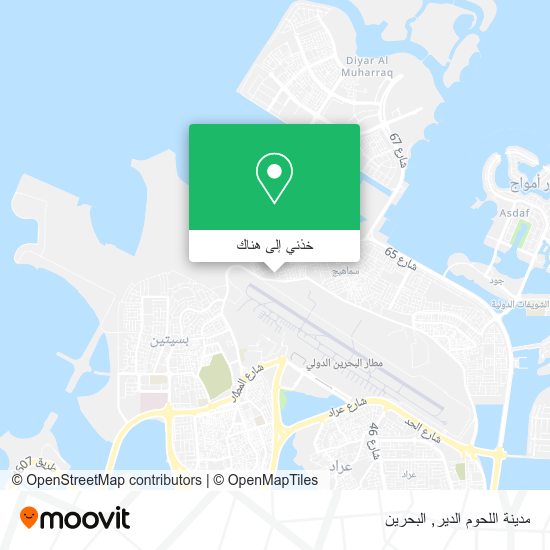 خريطة مدينة اللحوم الدير