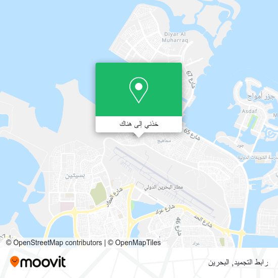 خريطة رابط التجميد