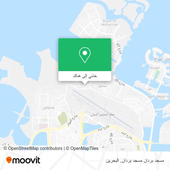 خريطة مسجد بردان مسجد بردان