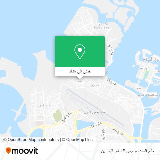 خريطة مأتم السيدة نرجس للنساء