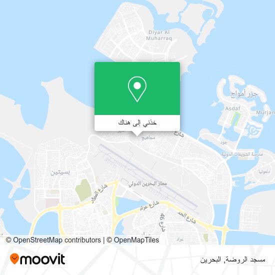 خريطة مسجد الروضة