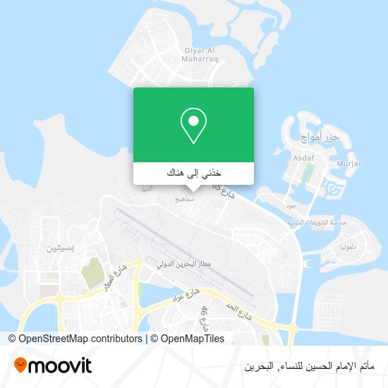 خريطة مأتم الإمام الحسين للنساء