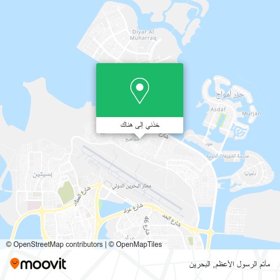 خريطة مأتم الرسول الأعظم