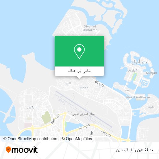 خريطة حديقة عين ريا