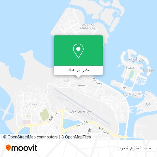 خريطة مسجد المقبرة