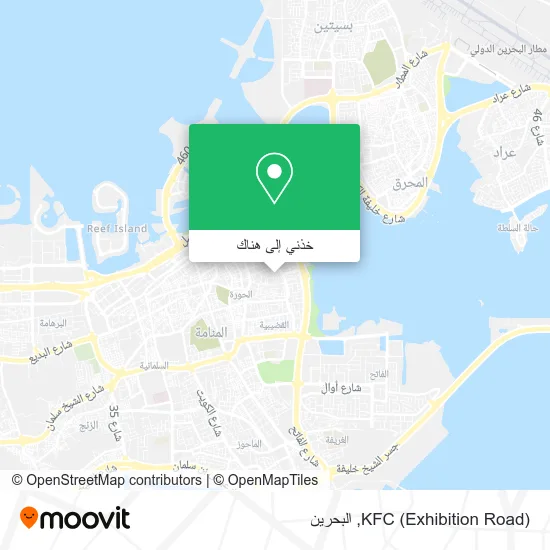 خريطة KFC (Exhibition Road)