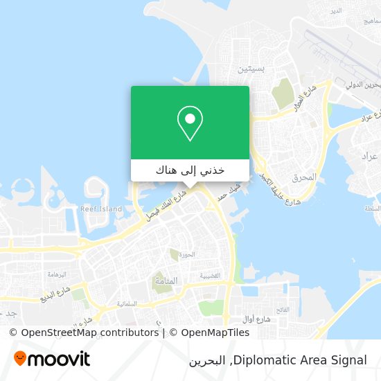خريطة Diplomatic Area Signal