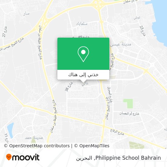 خريطة Philippine School Bahrain