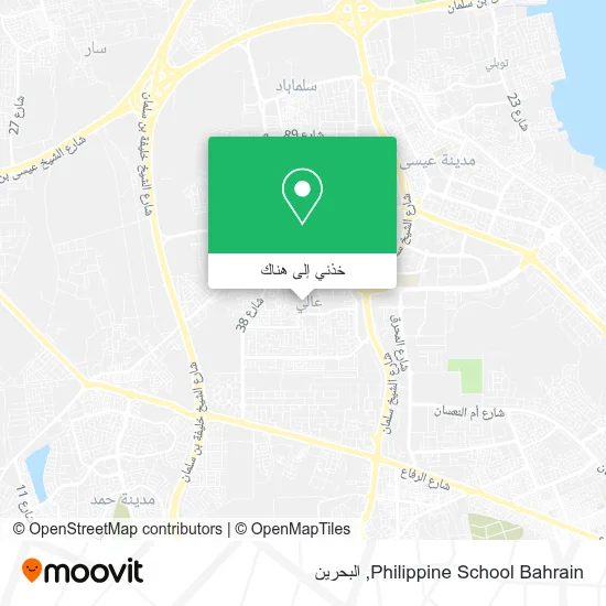 خريطة Philippine School Bahrain