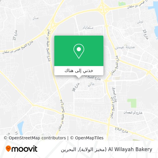 خريطة Al Wilayah Bakery (مخبز الولاية)