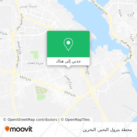 خريطة محطة بترول البحير