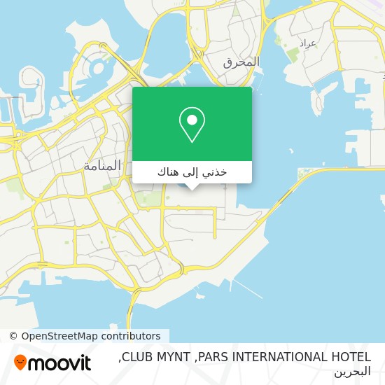 خريطة CLUB MYNT ,PARS INTERNATIONAL HOTEL