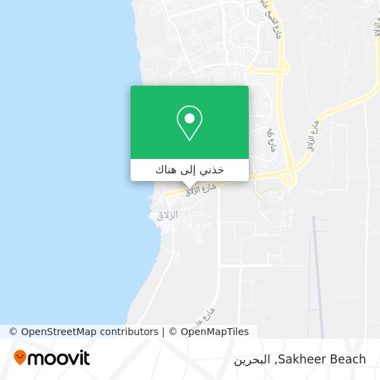 خريطة Sakheer Beach