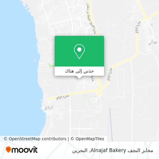 خريطة مخابز النجف Alnajaf Bakery