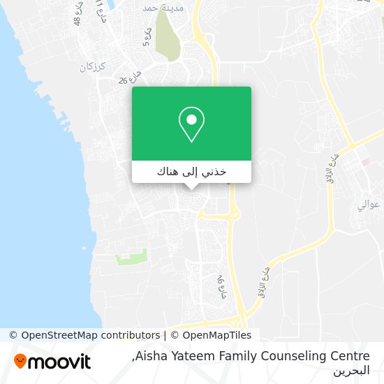 خريطة Aisha Yateem Family Counseling Centre