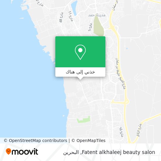 خريطة Fatent alkhaleej beauty salon